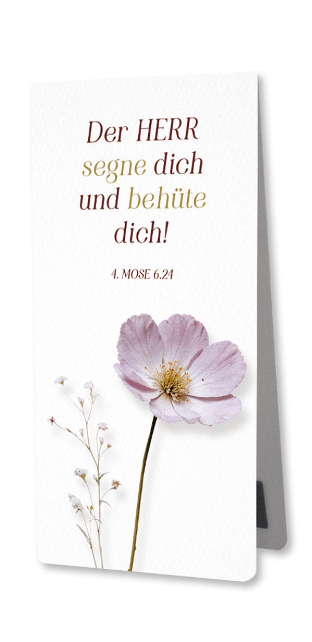 Lesezeichen - Magnetlesezeichen "Der Herr segne dich"