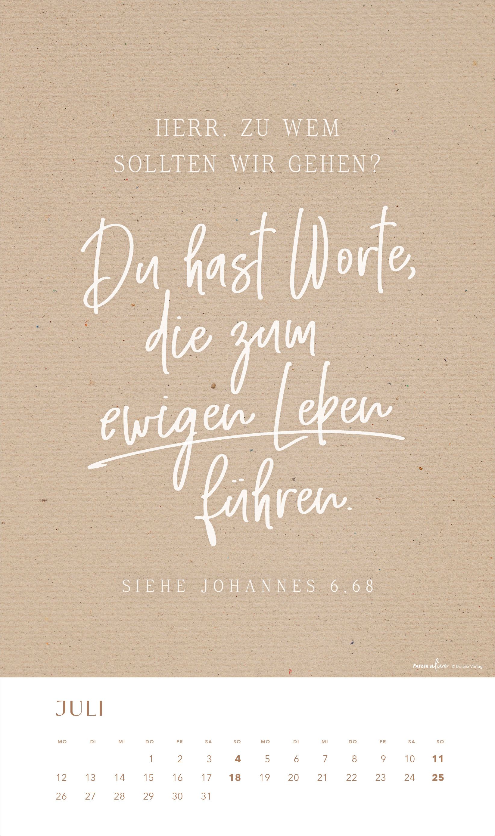 Posterkalender - Glaube im Alltag 2027 Posterkalender