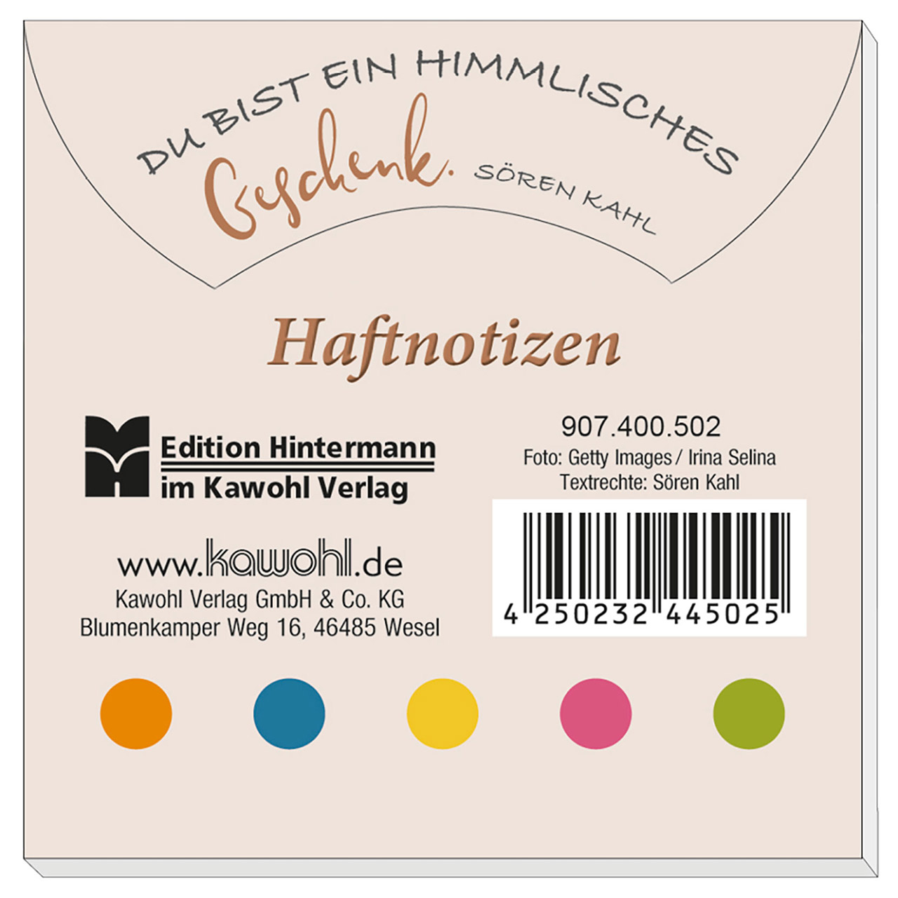Haftnotizen - Du bist ein Geschenk - Kaffee Tasse Zweige Garn Geschenk