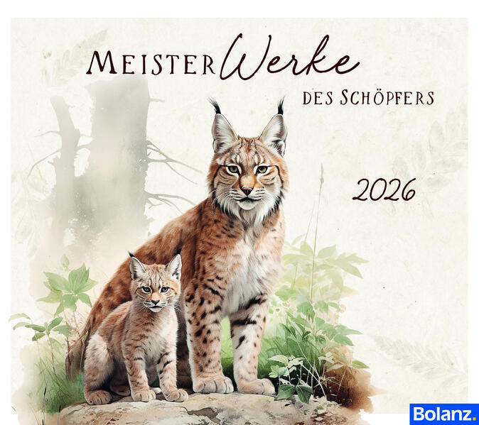 Postkartenkalender - Meisterwerke des Schöpfers 2026 - Tischkalender