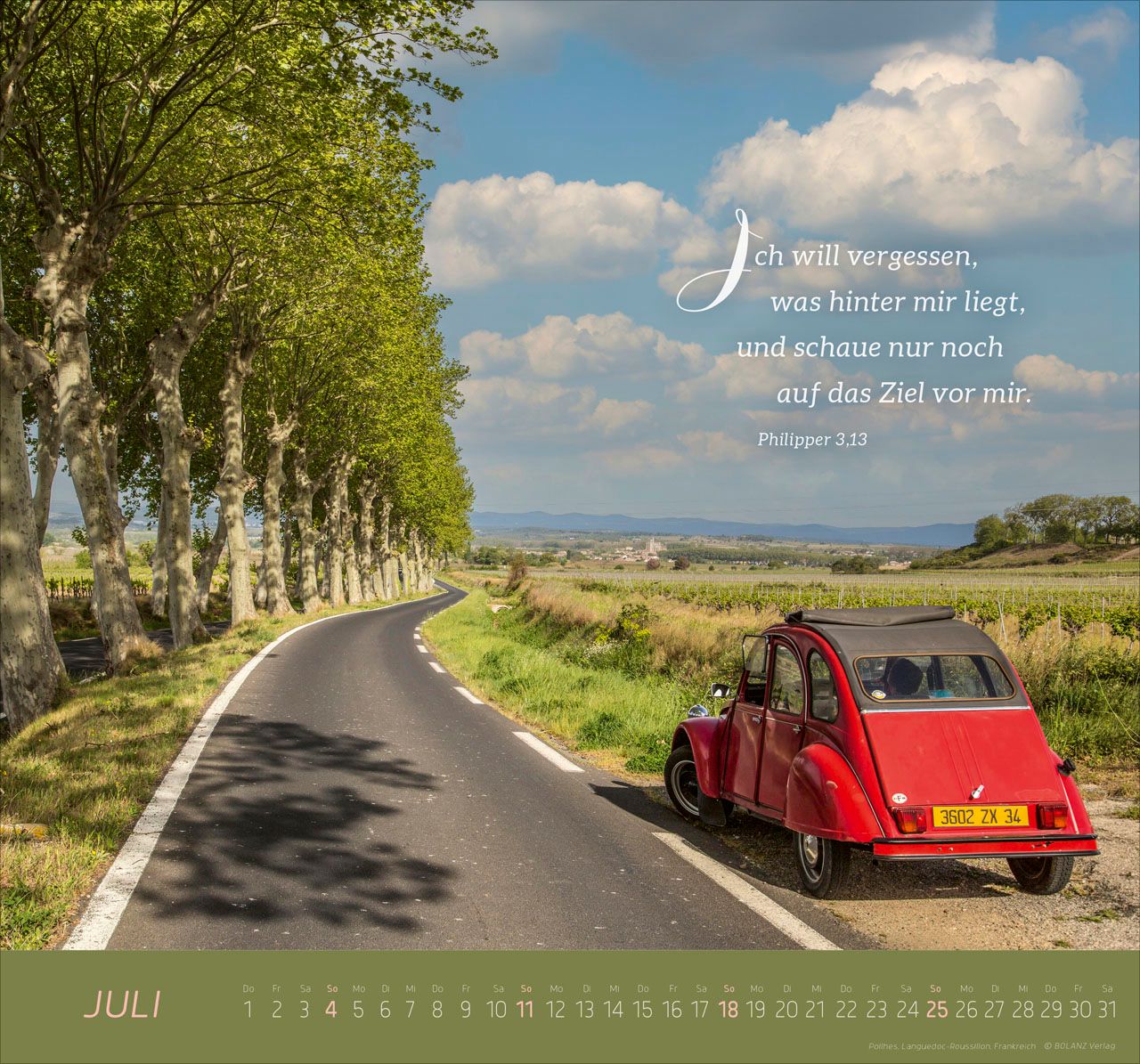 Wandkalender - Ich bin der Weg 2027 Wandkalender