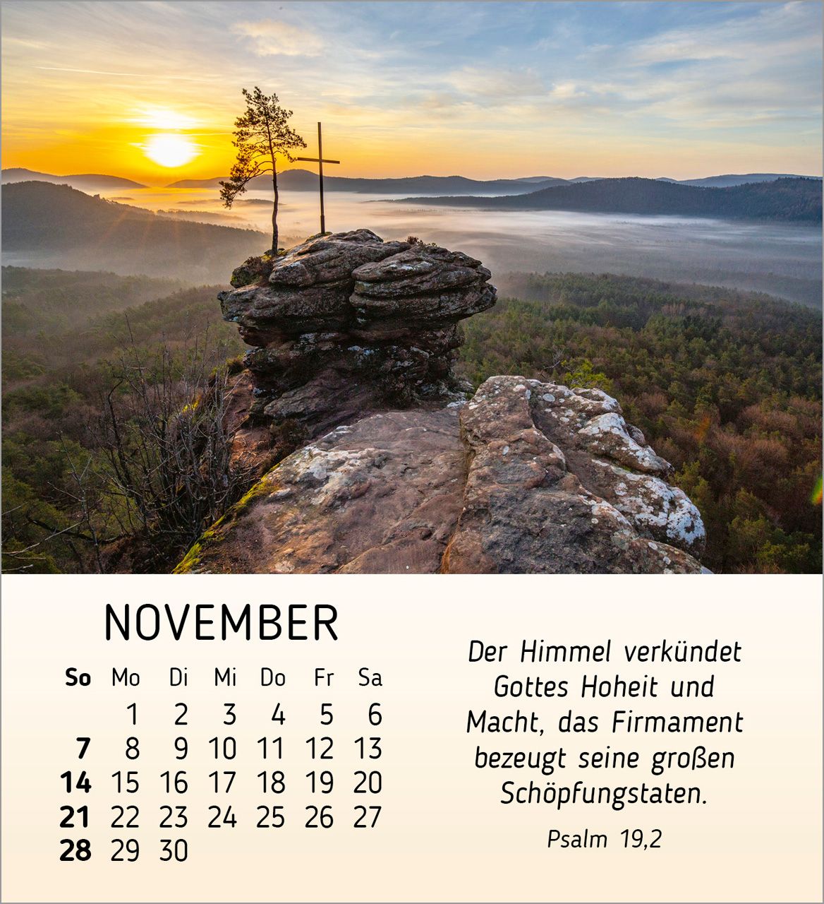 Tischkalender - Schönheit des Lichts 2027