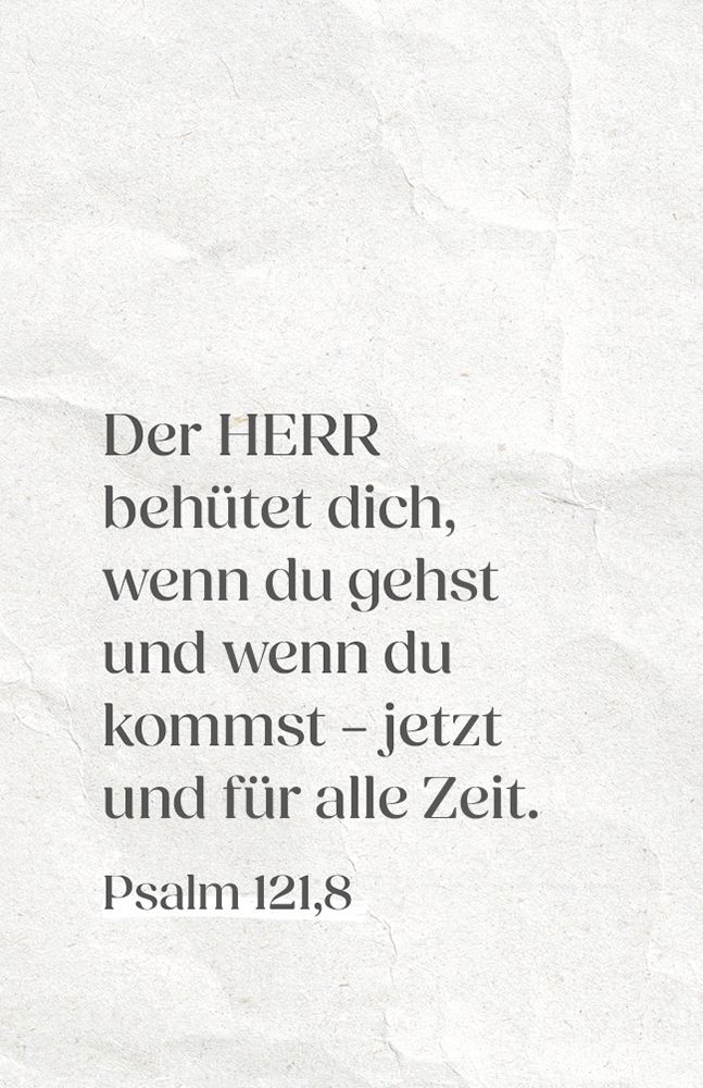Karte - Hoffnung - Segen zum Mitnehmen