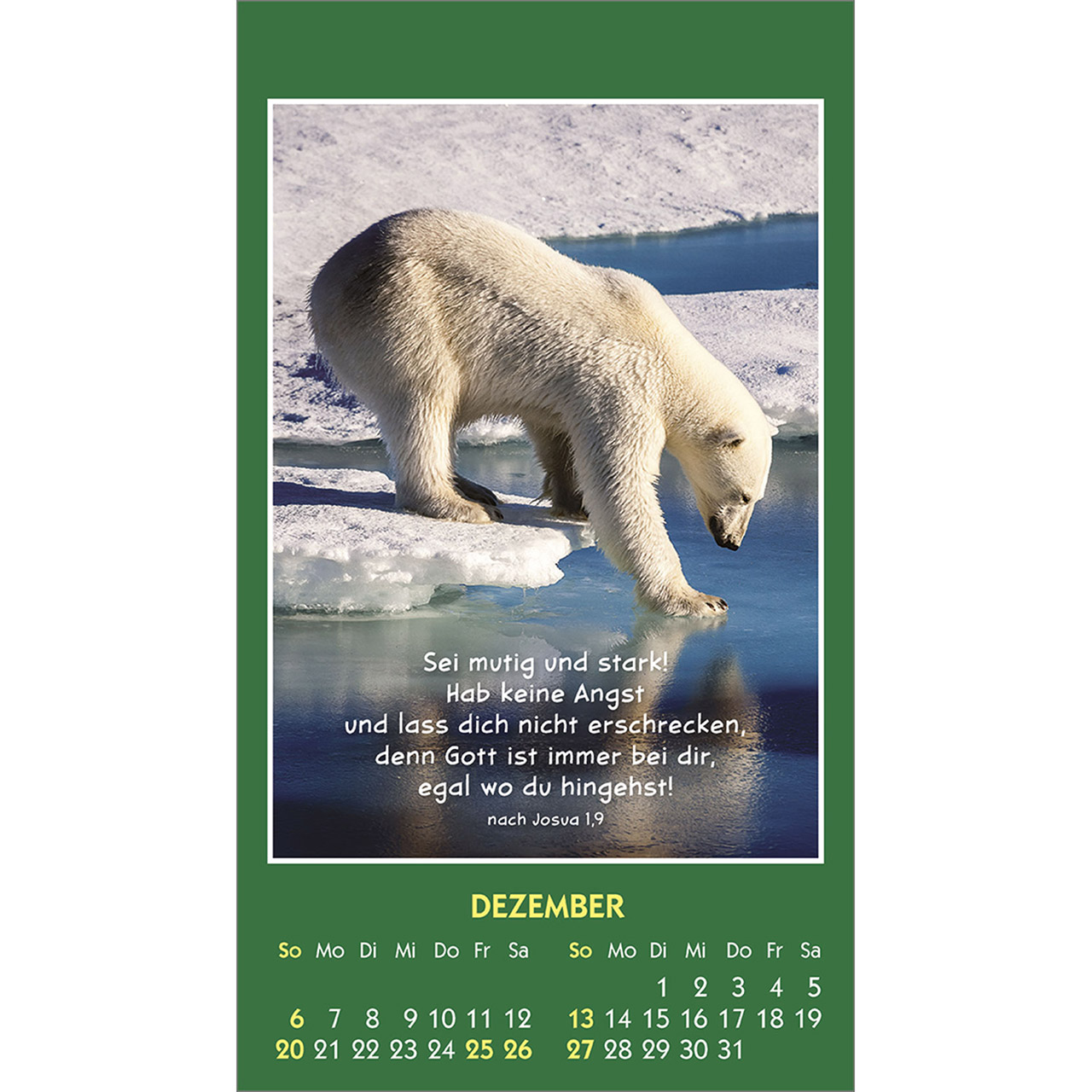 Aufkleberkalender - Hallo Du 2026 - Kaninchen Hase