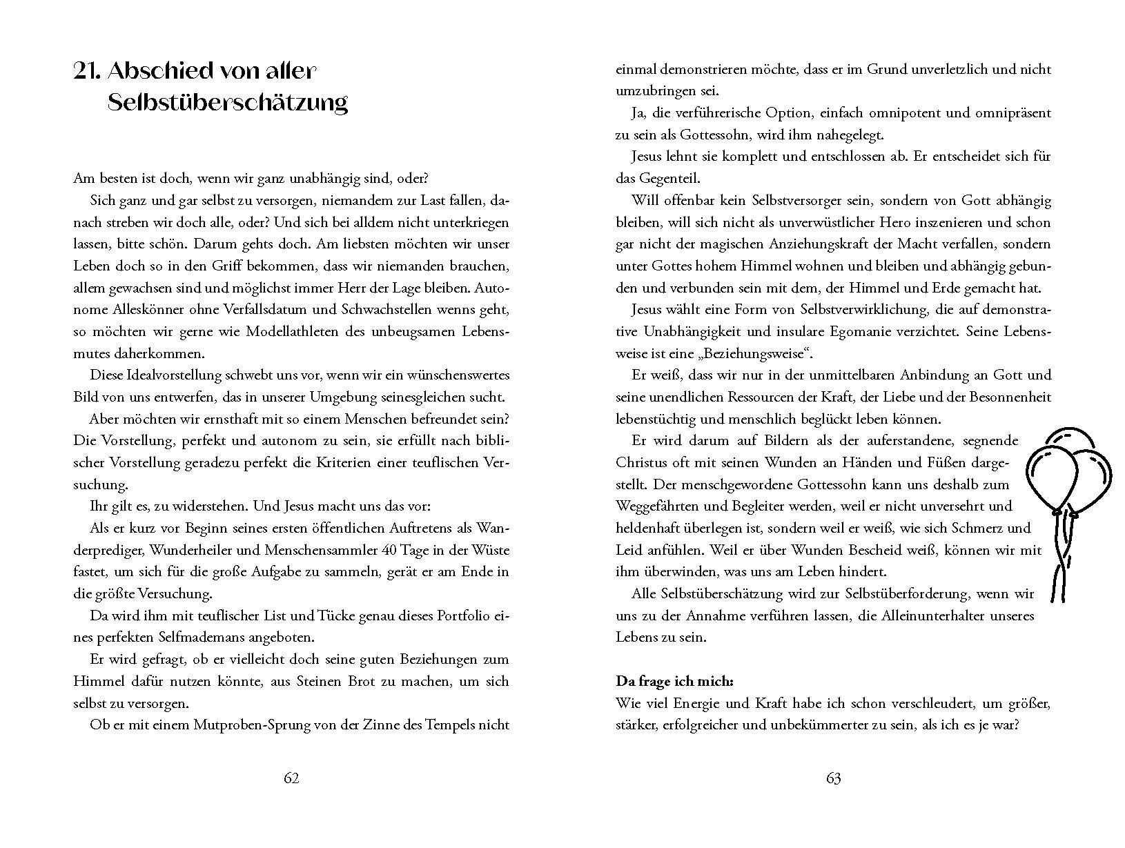 Buch - Wer loslässt, hat die Hände frei - Buch Luftballon