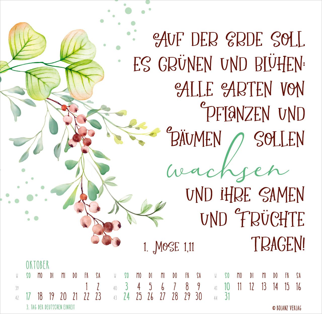 Tischkalender - Getragen durch alle Zeiten 2027 Tischkalender