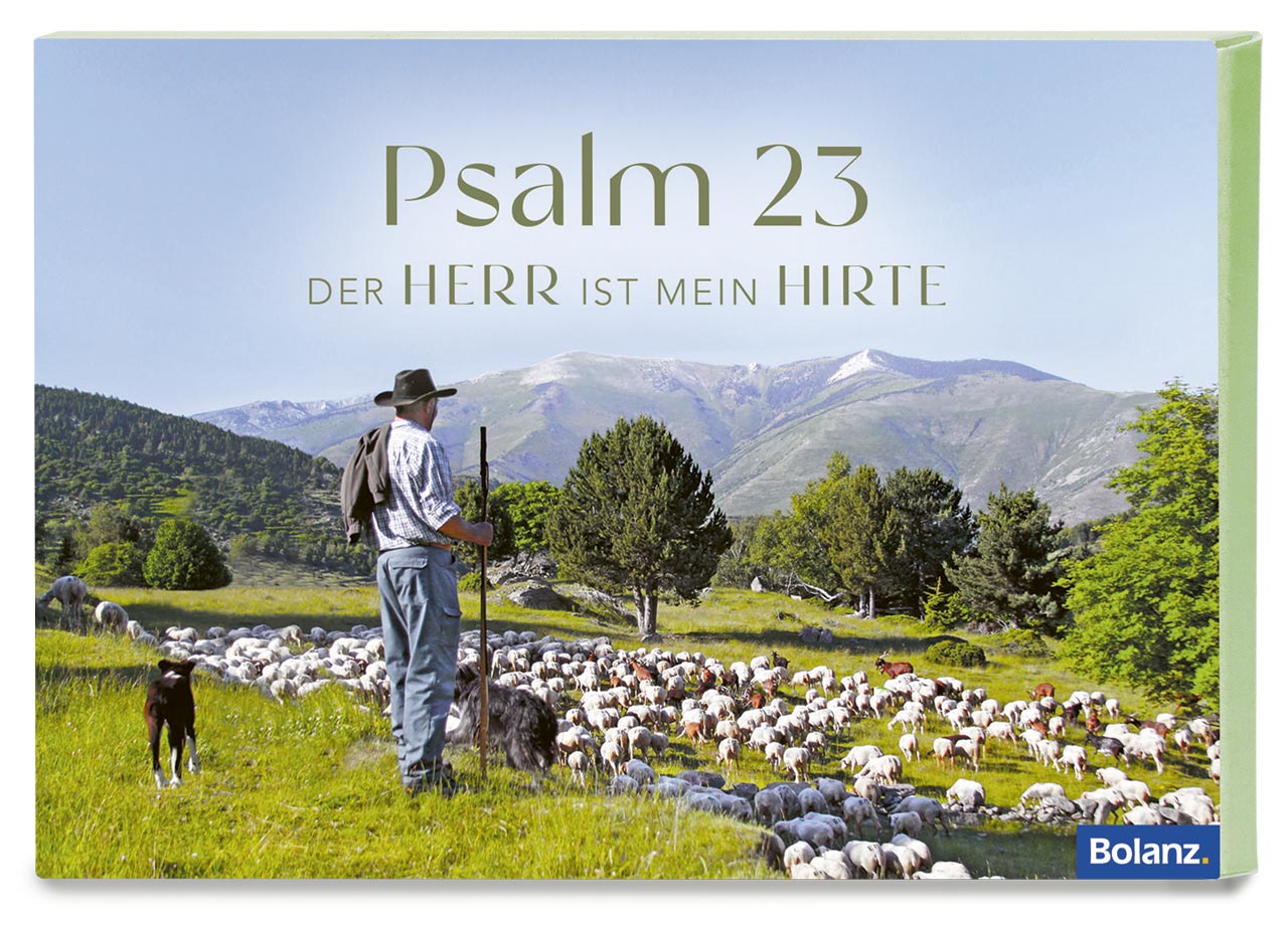 Postkartenbox 'Psalm 23 - Der Herr ist mein Hirte'