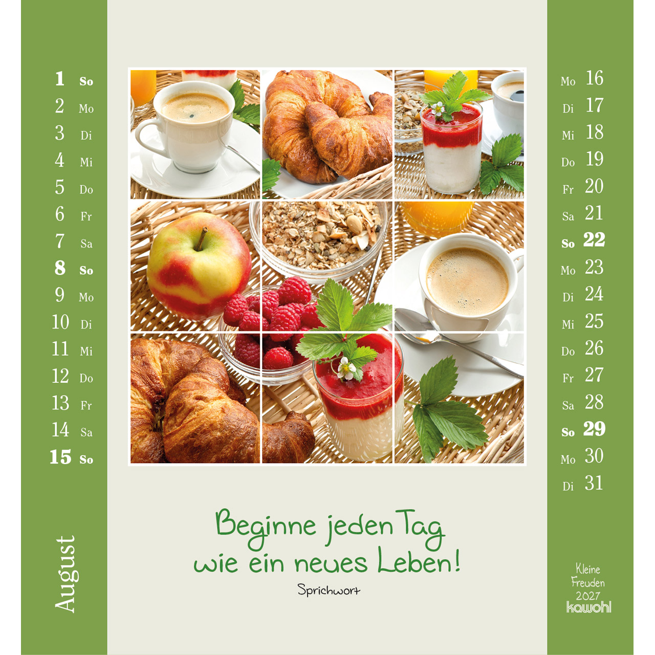 Aufstellkalender - Kleine Freuden 2027