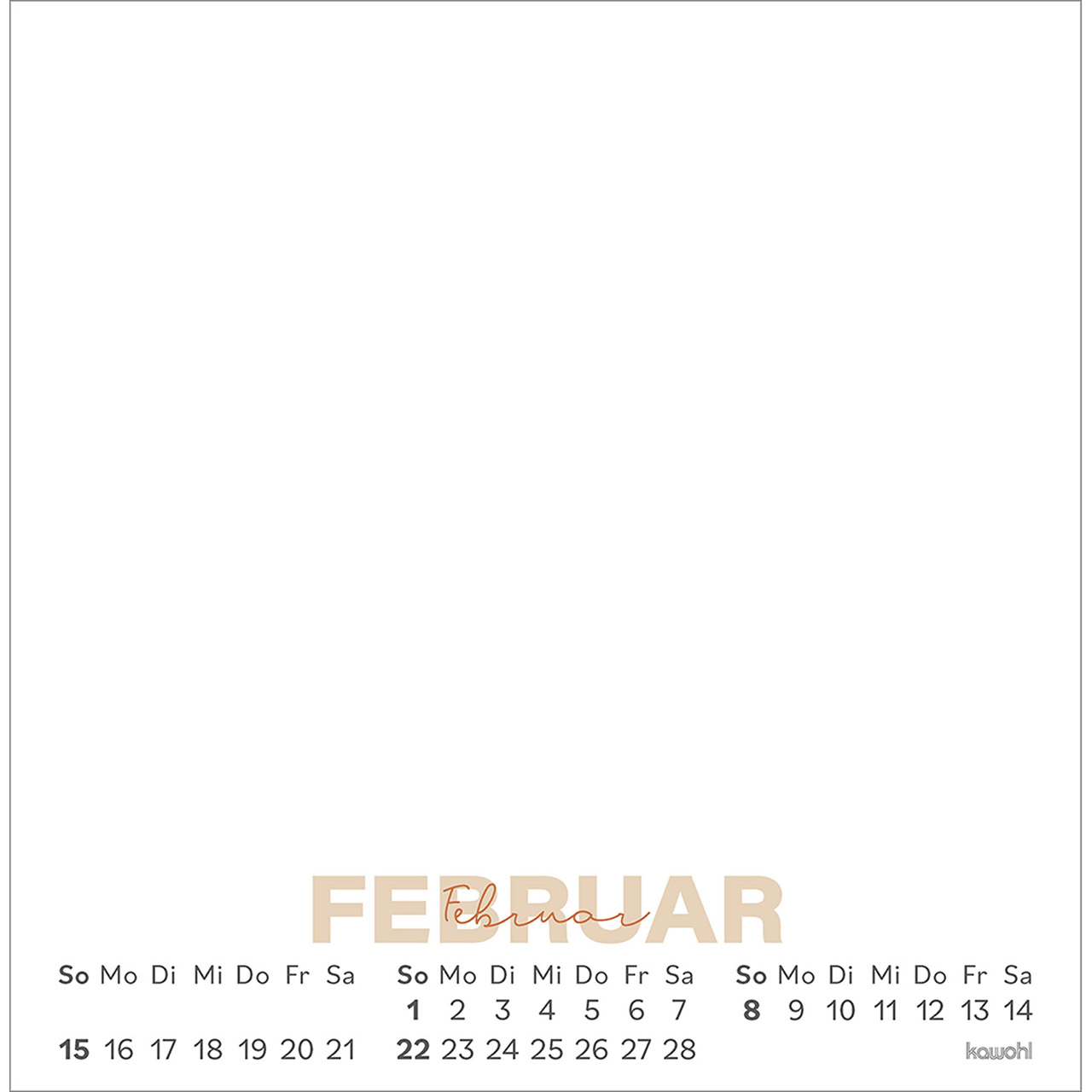 Tischkalender - Einblicke 2026