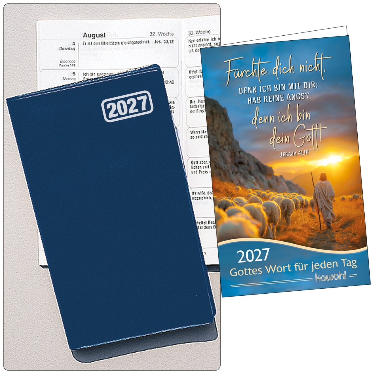 Notizblock - Über allen Hiobs Botschaften - Leuchtturm Felsen Meer