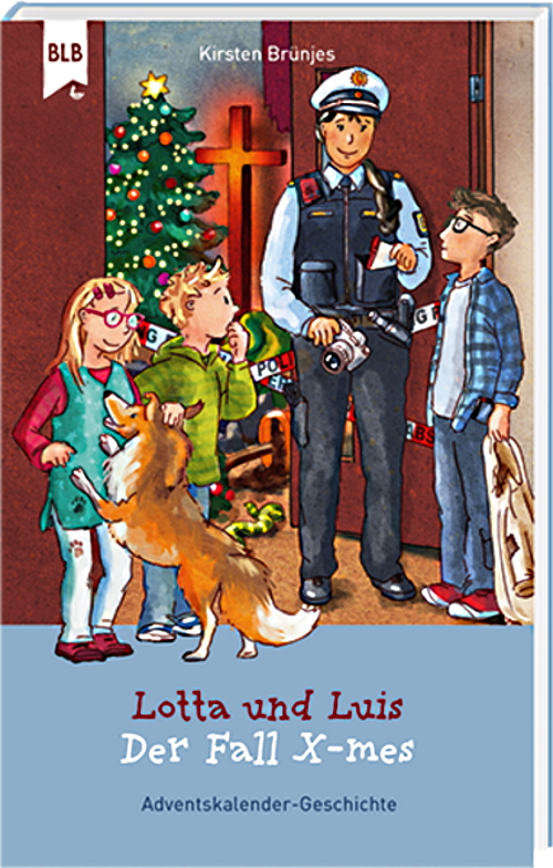 Adventskalender - Lotta und Luis - Der Fall X-mes - Polizei Hund Kinder Rannenbaum Kreuz