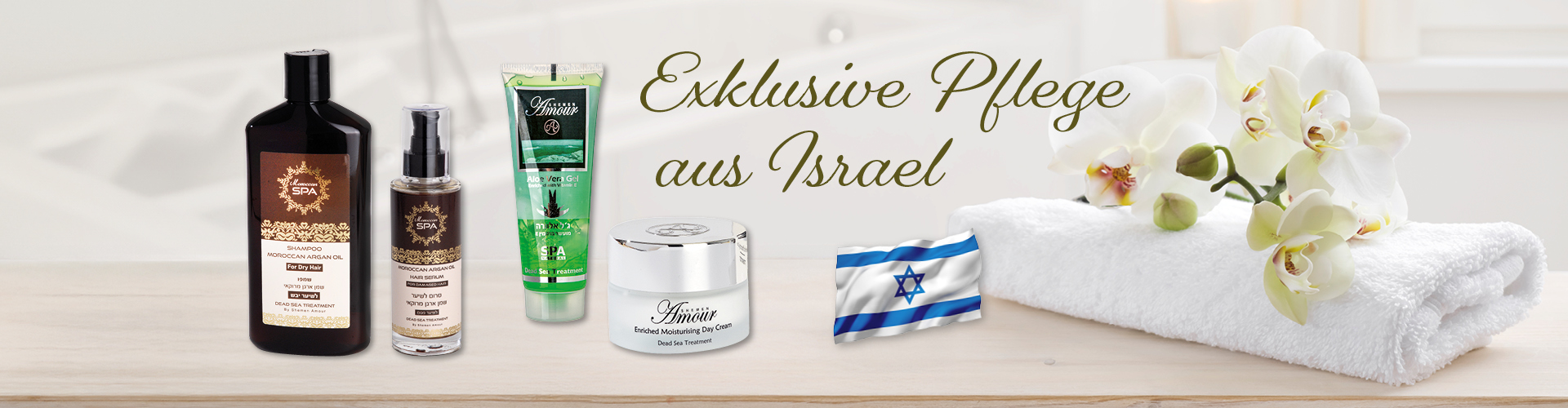 Pflegeprodukte aus Israel