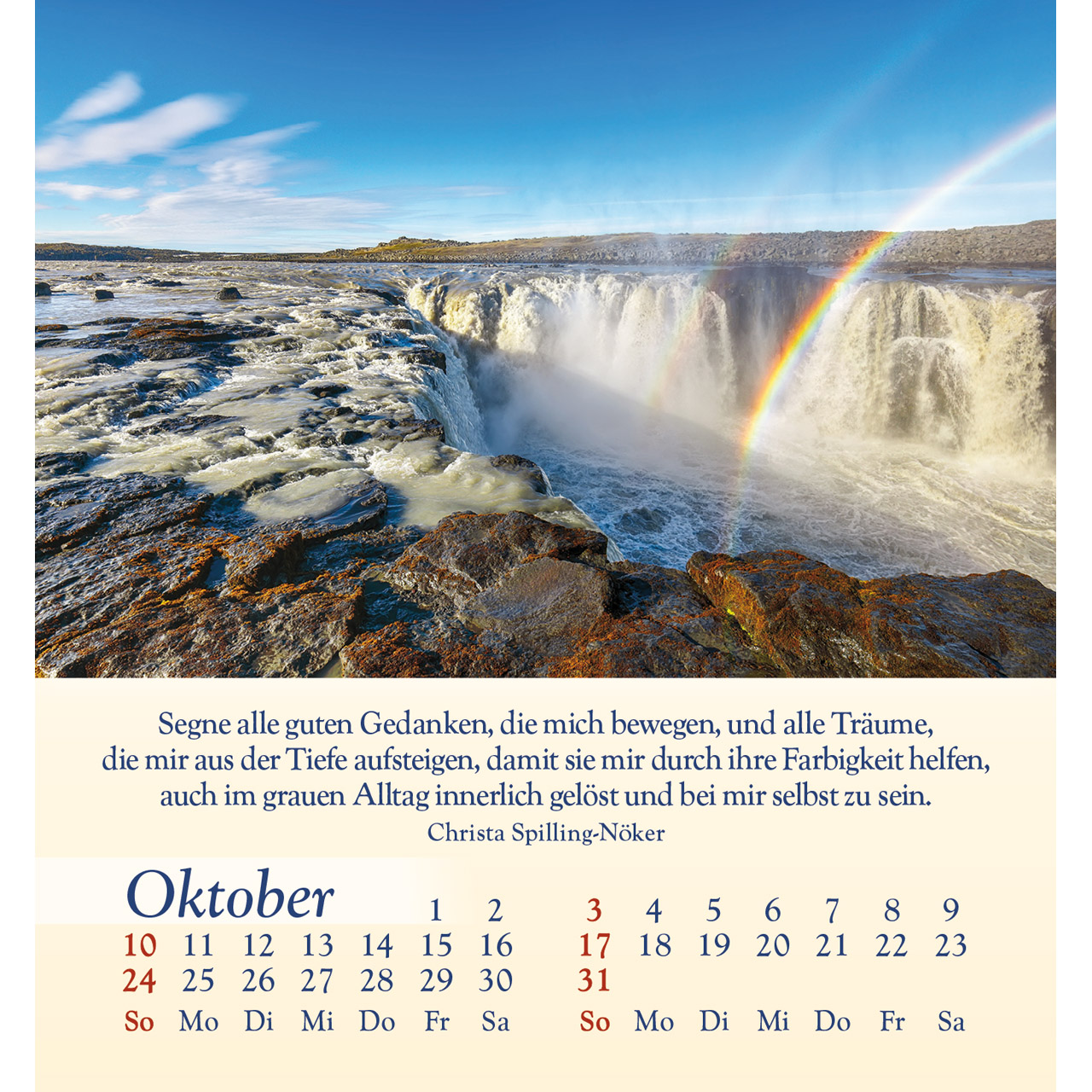 Aufstellkalender - Licht für deine Seele 2027