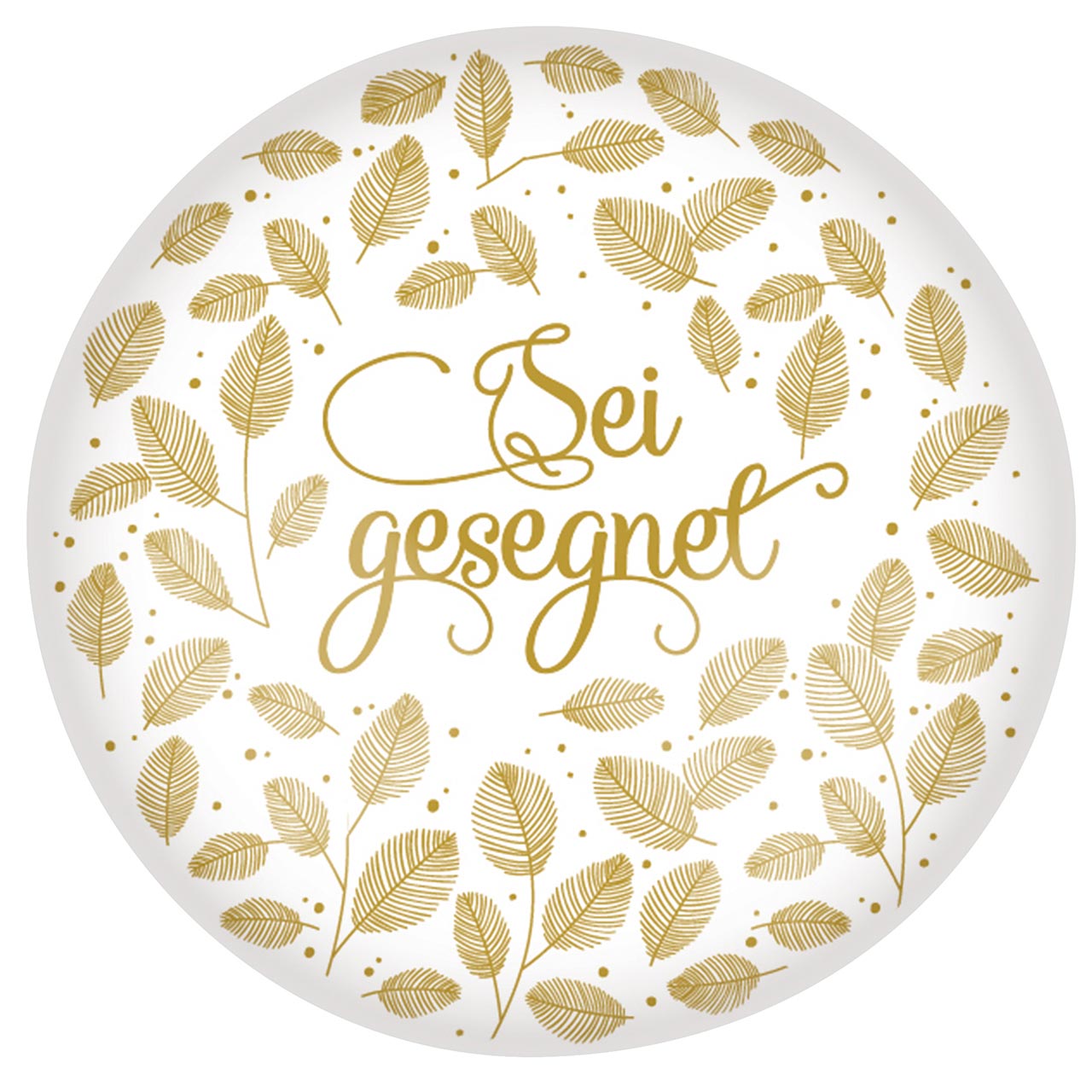 Magnet - Magnet-Set: Sei gesegnet - Blatt-Muster