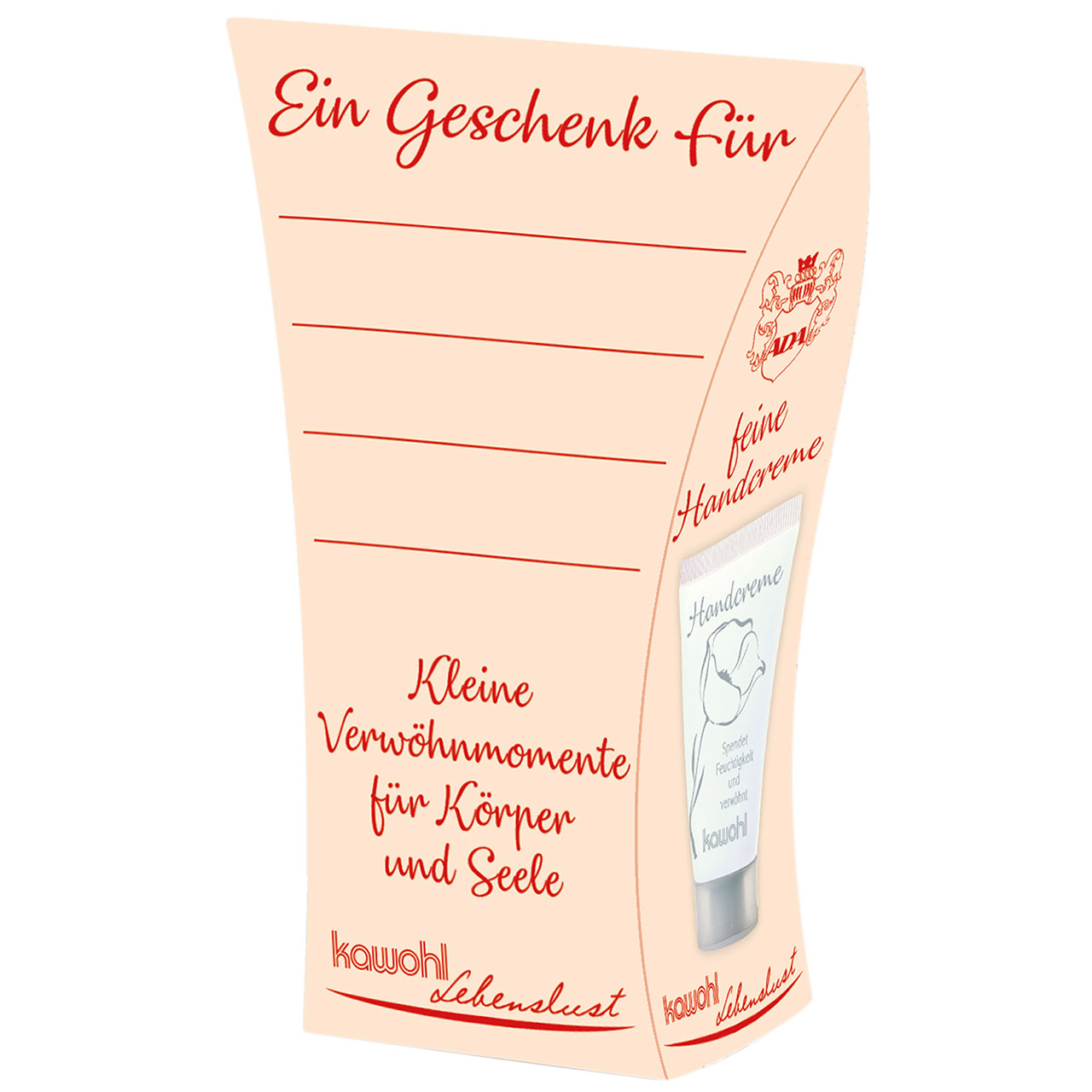 Handcreme - Gesegnete Weihnachten und alles Liebe im neuen Jahr - drei Kerzen