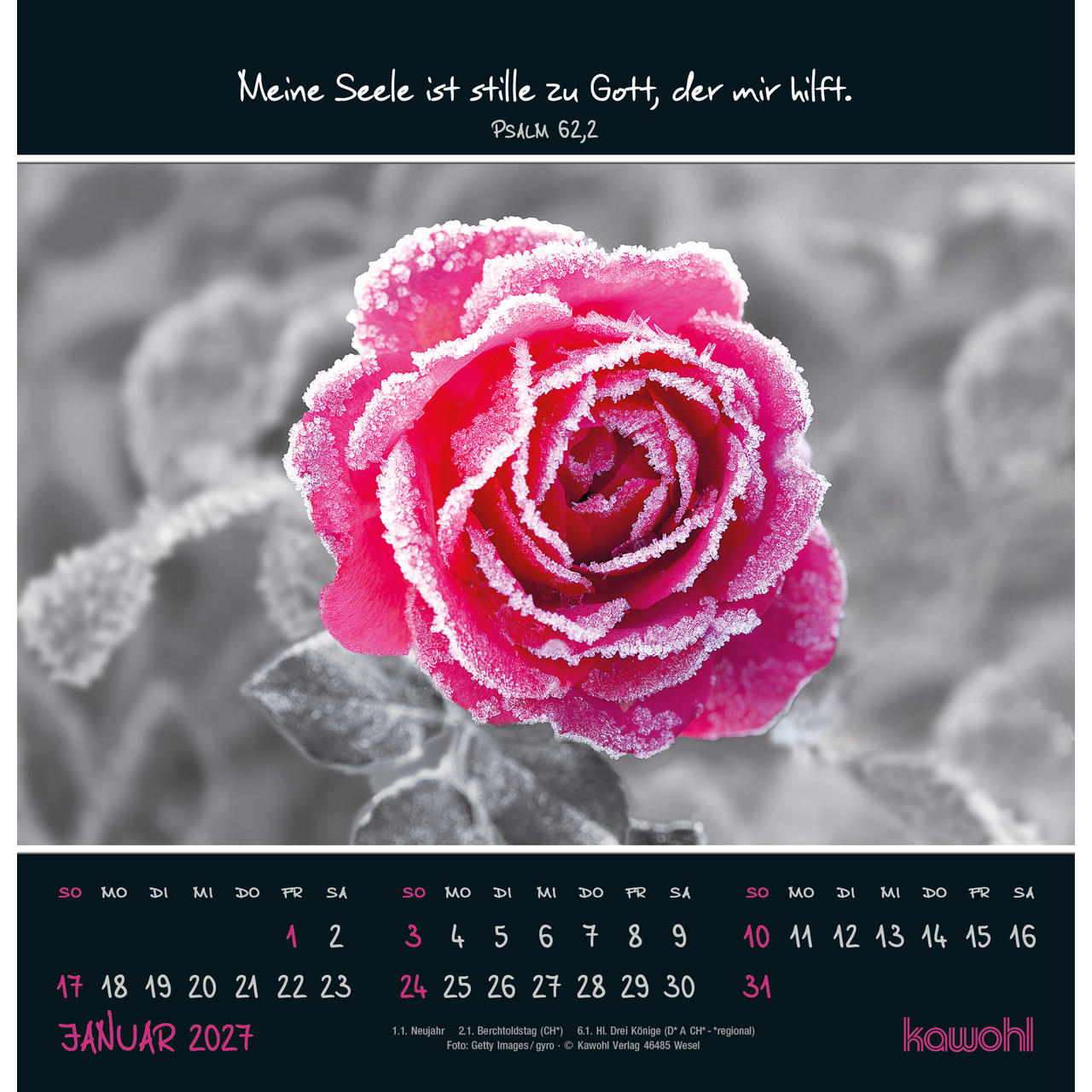Wandkalender - Kleine Wunder entdecken 2027