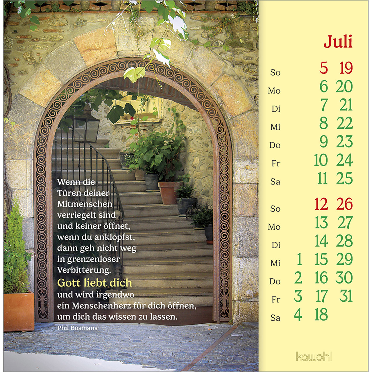 Postkartenkalender - Phil Bosmans - Postkarten-Kalender 2026