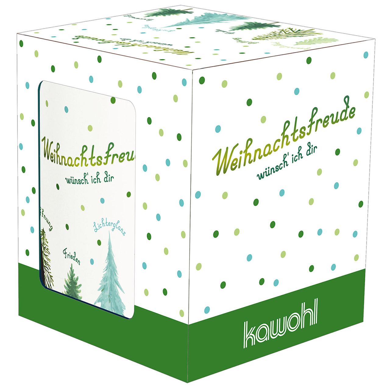 Tasse - Weihnachtsfreude wünsch' ich dir - Tannenbäume