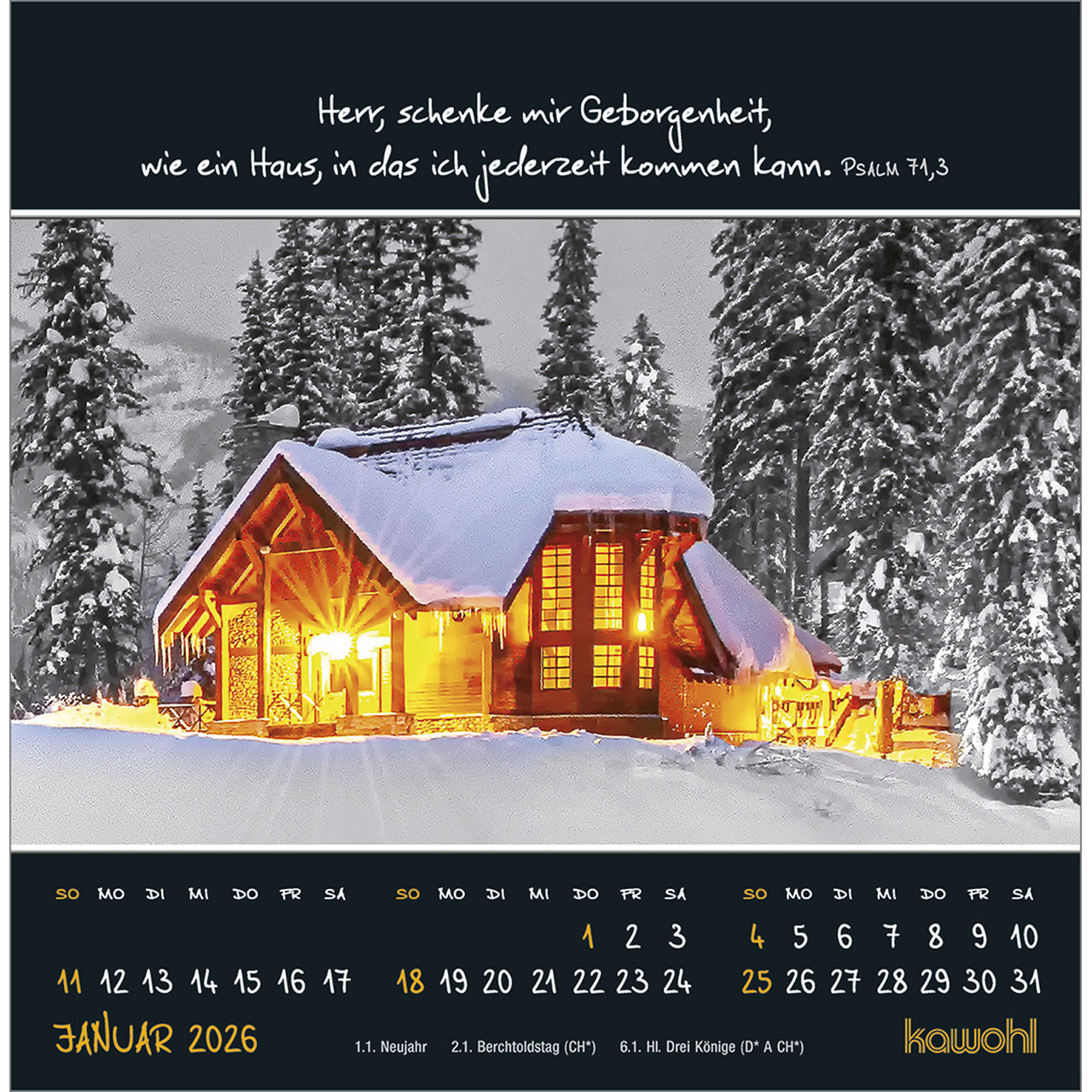 Postkartenkalender - Kleine Wunder sehen 2026