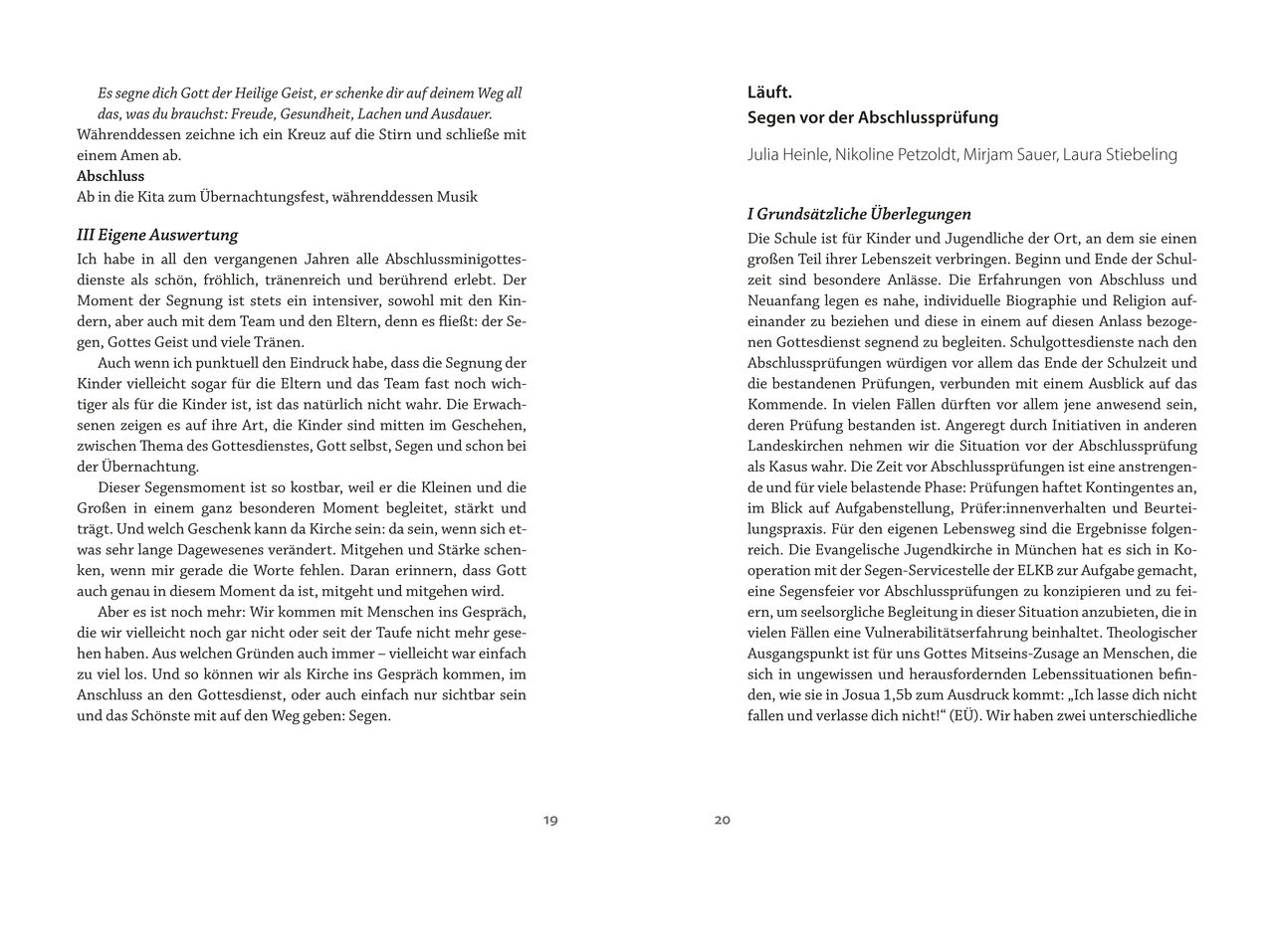 Buch - Und mittendrin: Segen