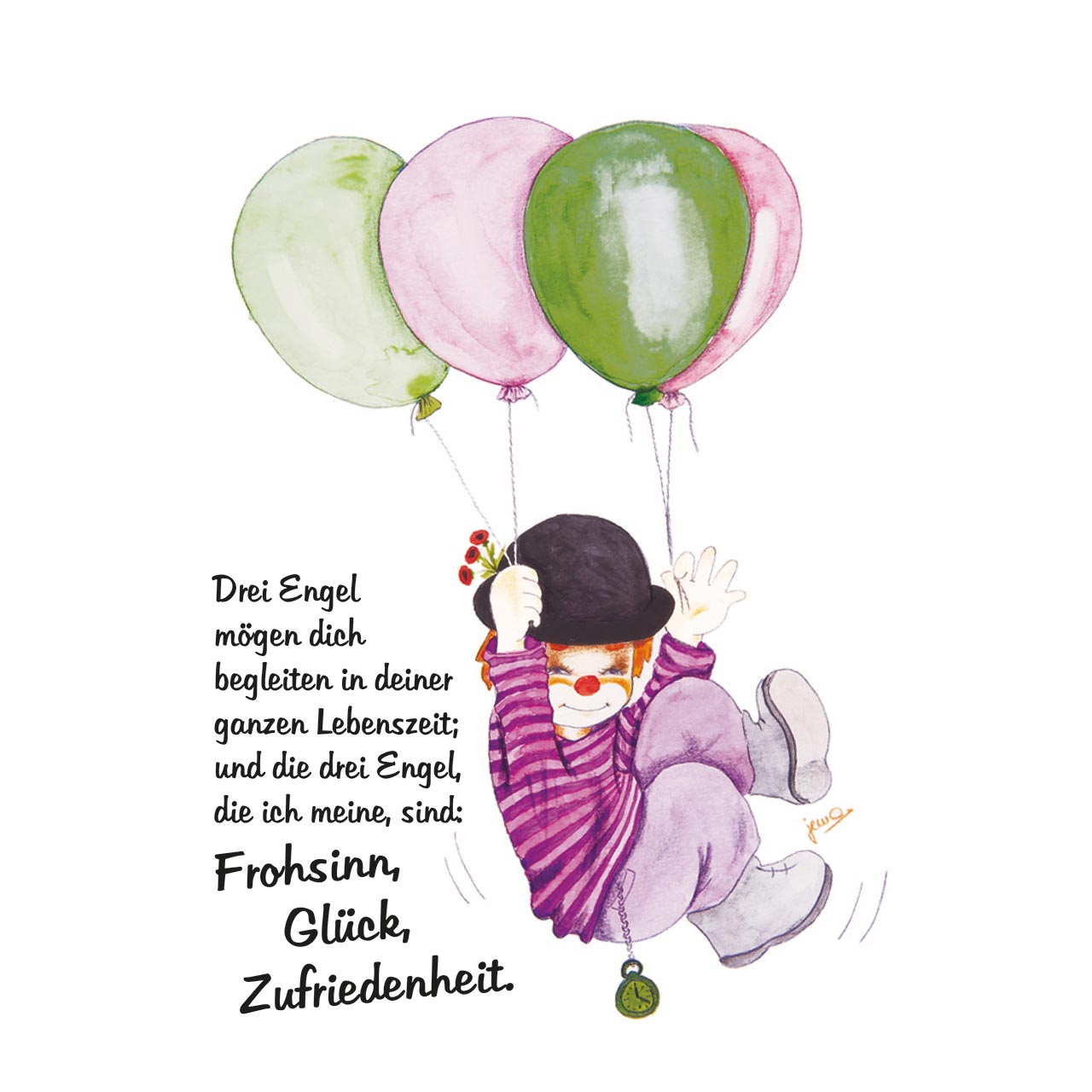Drei Engel mögen dich begleiten