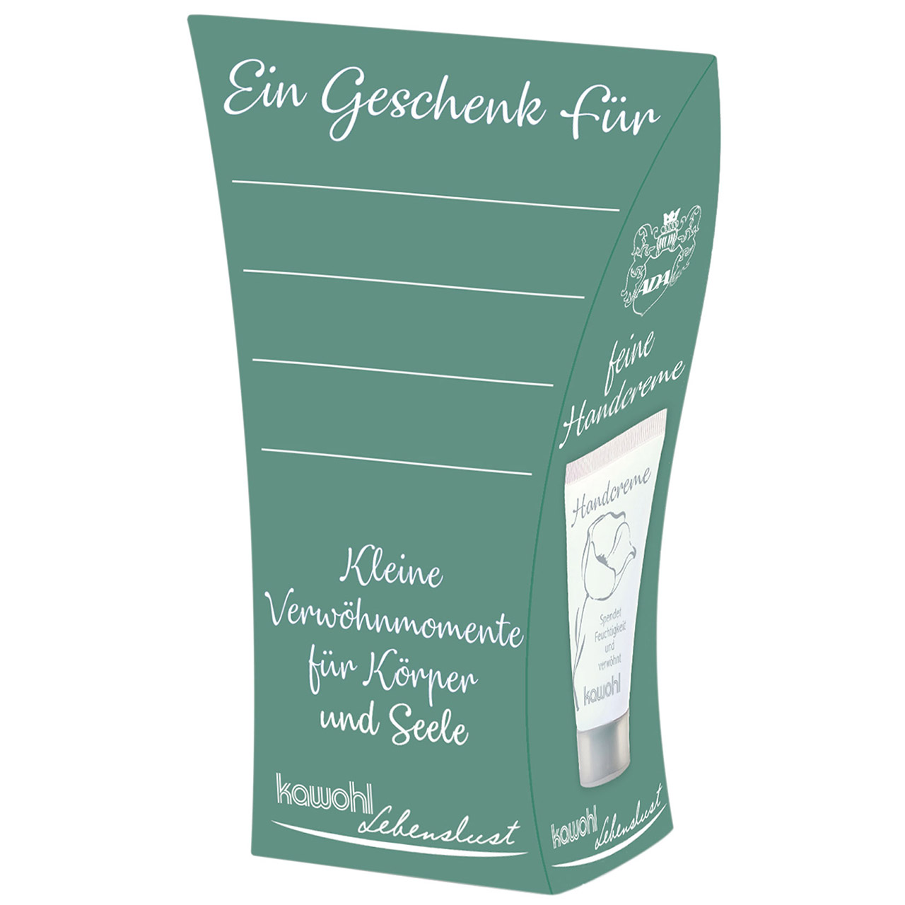 Handcreme - Du bist wertvoll - Blätter Grafik