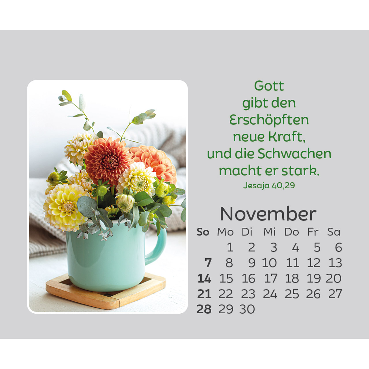 Aufstellkalender - Freude für jeden Tag 2027