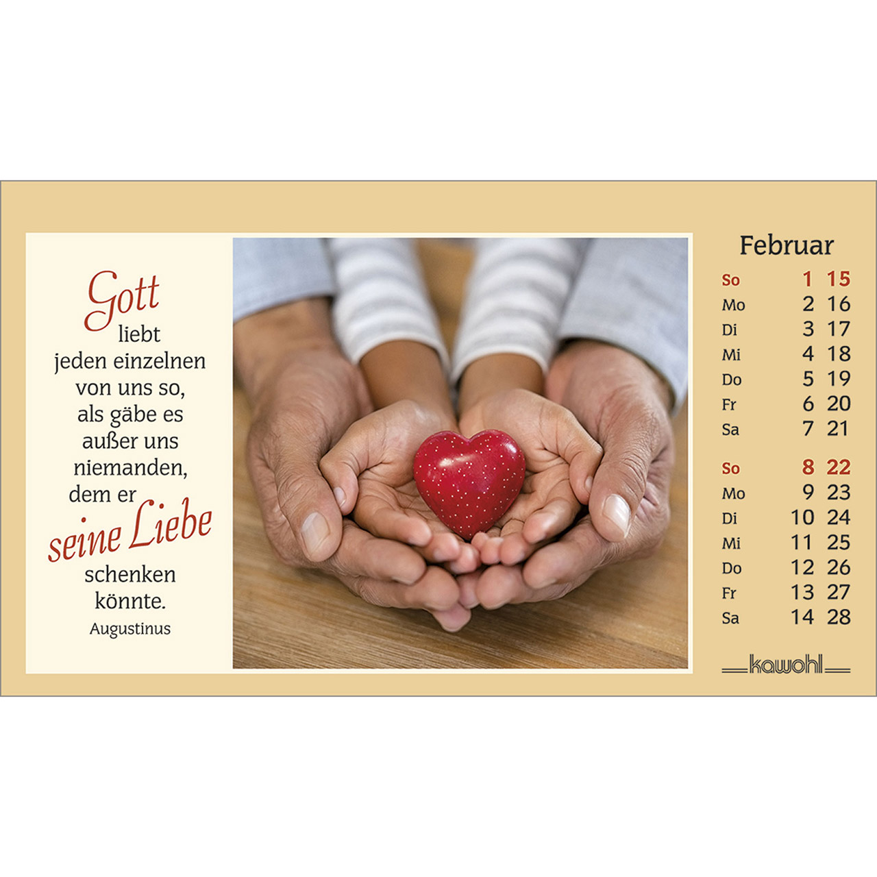 Tischkalender - Der kleine Begleiter 2026