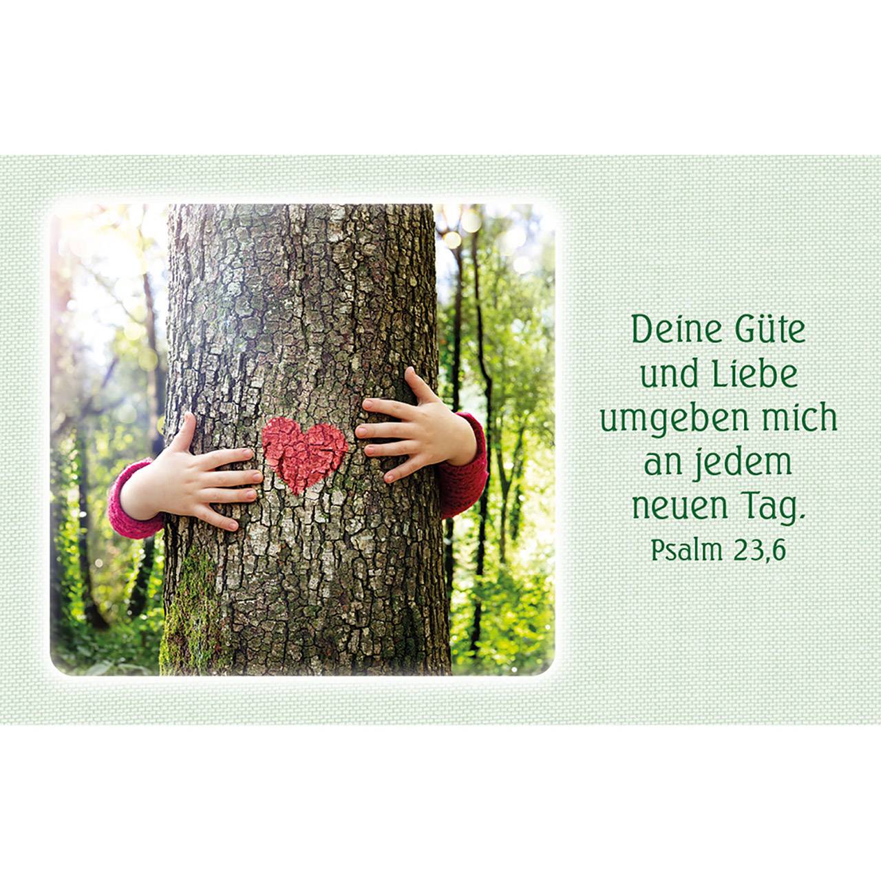 Karten-Box Kunststoff - Trost und Zuversicht - Haus Leuchtturm Küste Felsen Meer