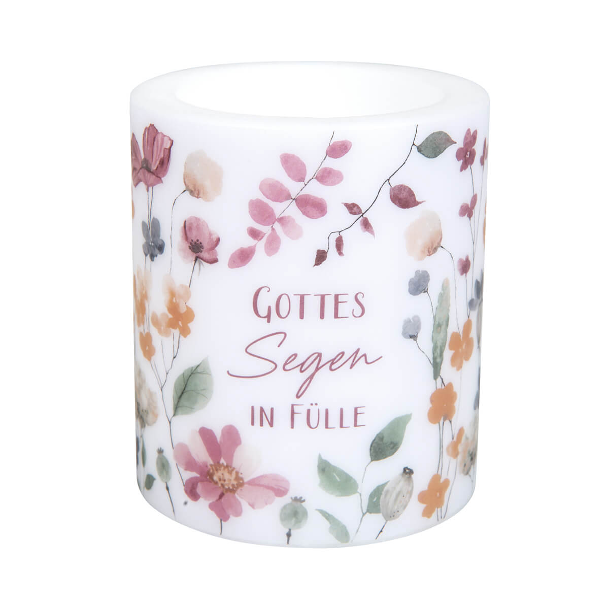 Kerze - Kerze/Windlicht 'Gottes Segen in Fülle'