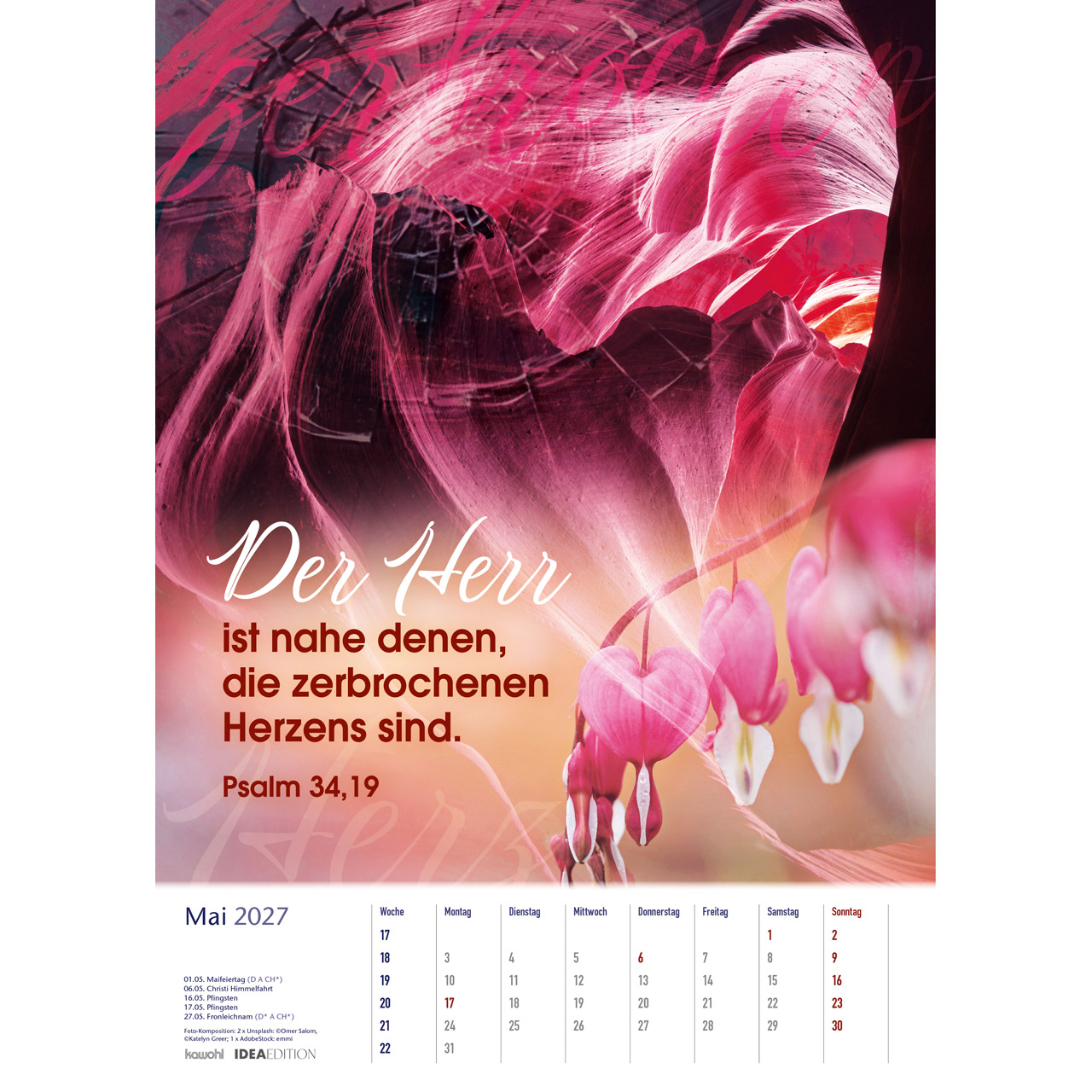 Posterkalender - Auf seinem Weg 2027