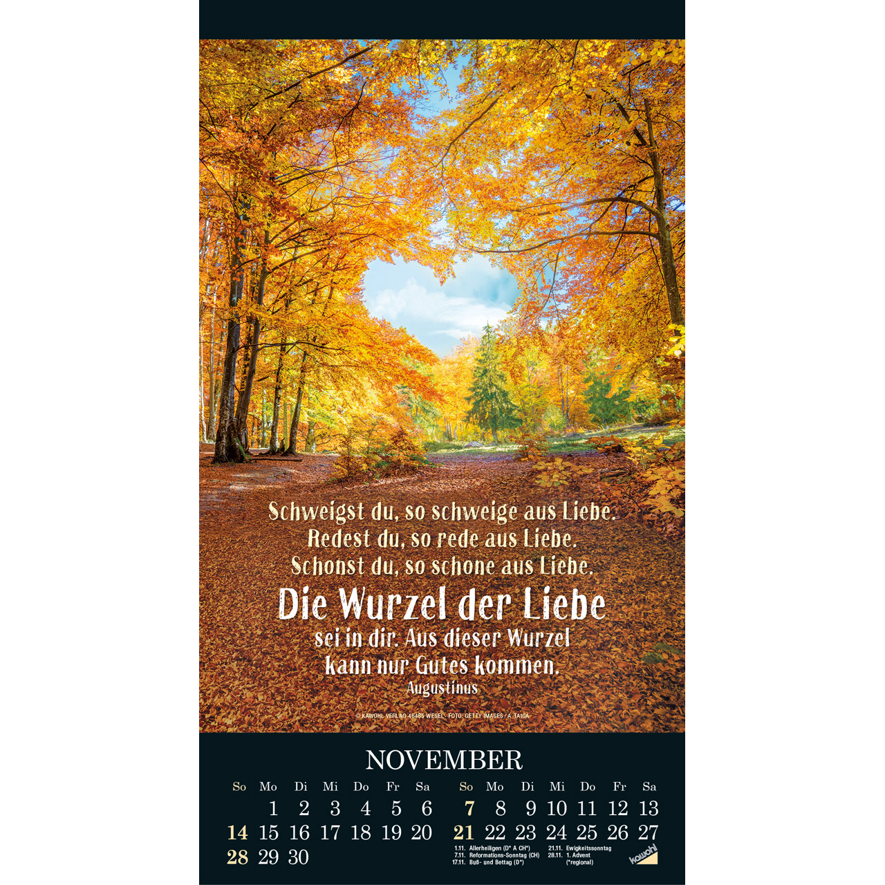 Wandkalender - Die Wunder deiner Werke 2027