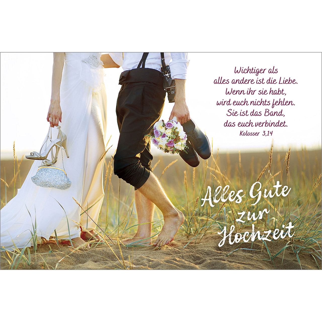 Alles Gute zur Hochzeit