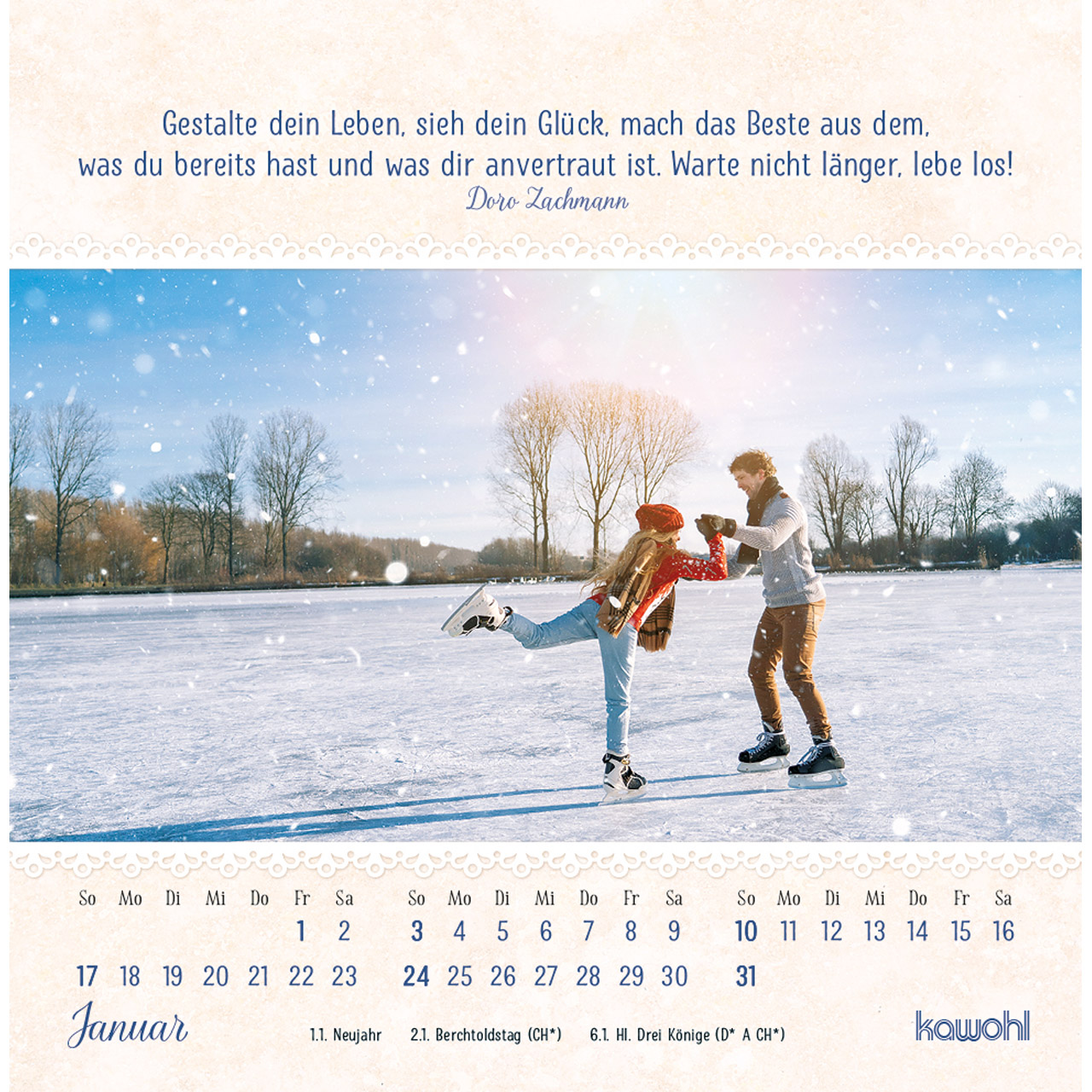 Postkartenkalender - Von Herzen gute Tage 2027