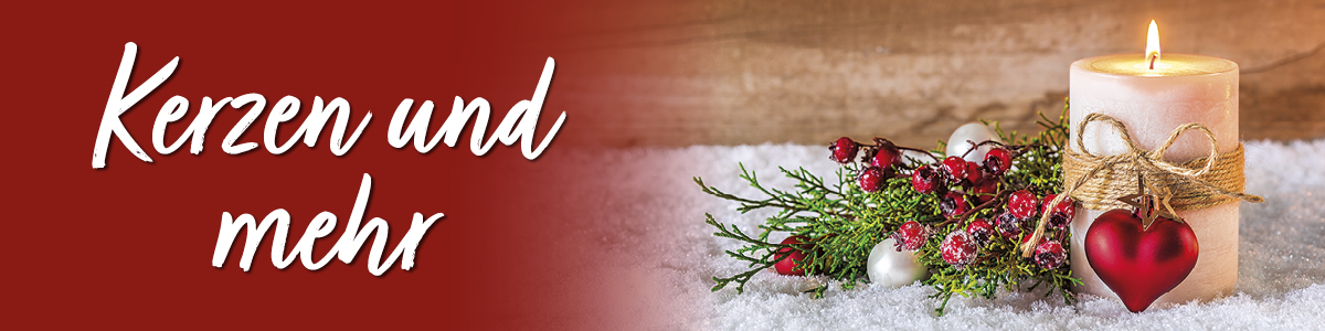 Kerzen und mehr zu Weihnachten