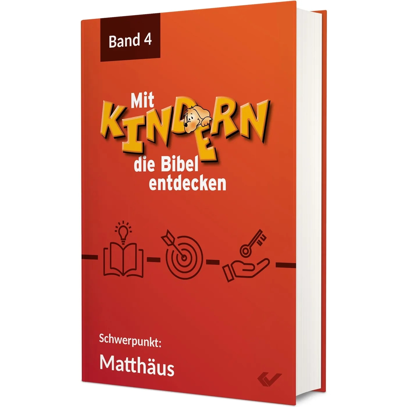 Buch - Mit Kindern die Bibel entdecken Band 4 - Buch Dartscheibe Schlüssel Hand