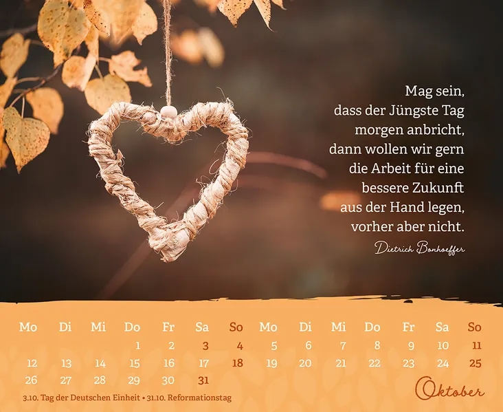 Wandkalender - Behütet und getröstet jeden Tag 2027