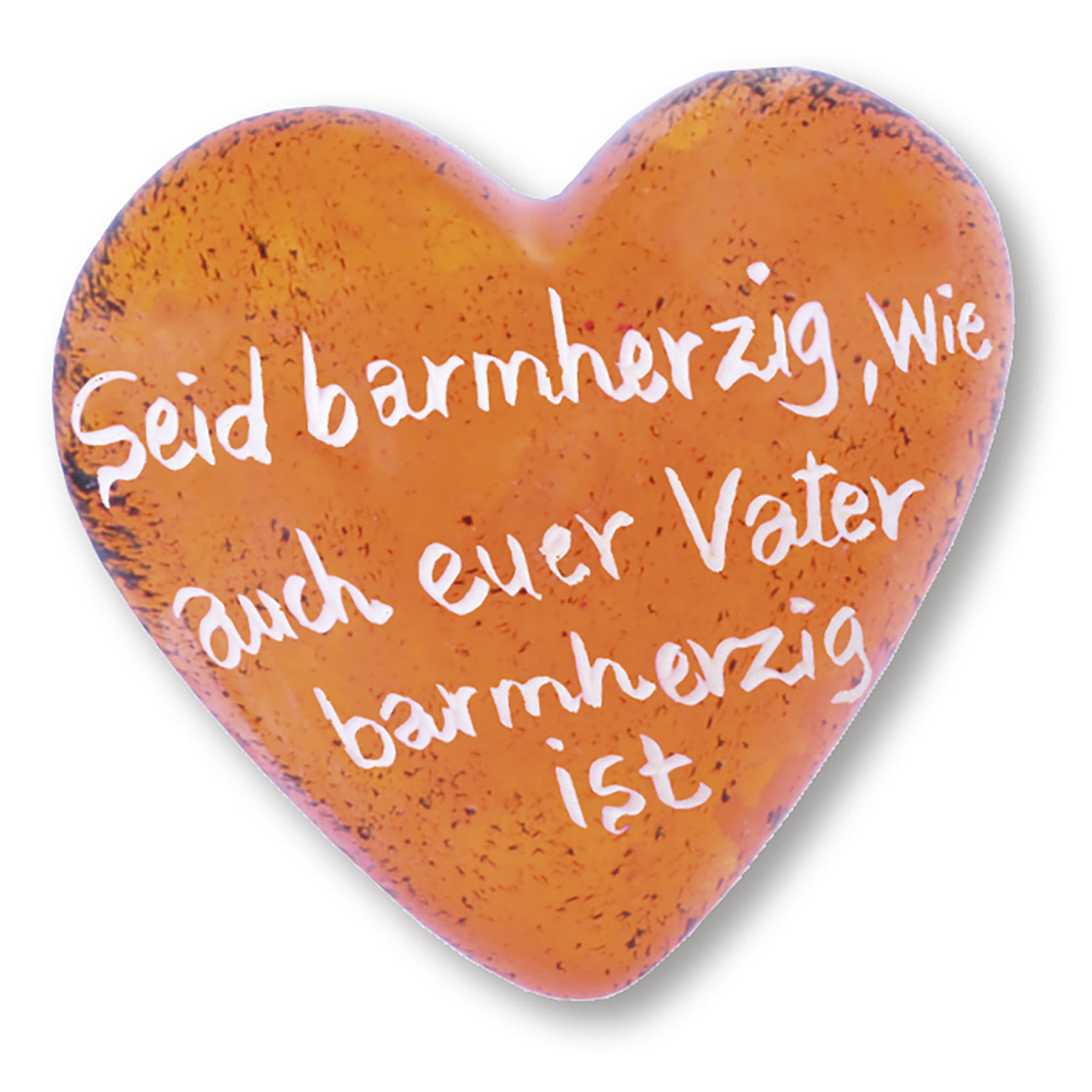 Handschmeichler - Seid barmherzig, wie auch euer Vater barmherzig ist! - Herz