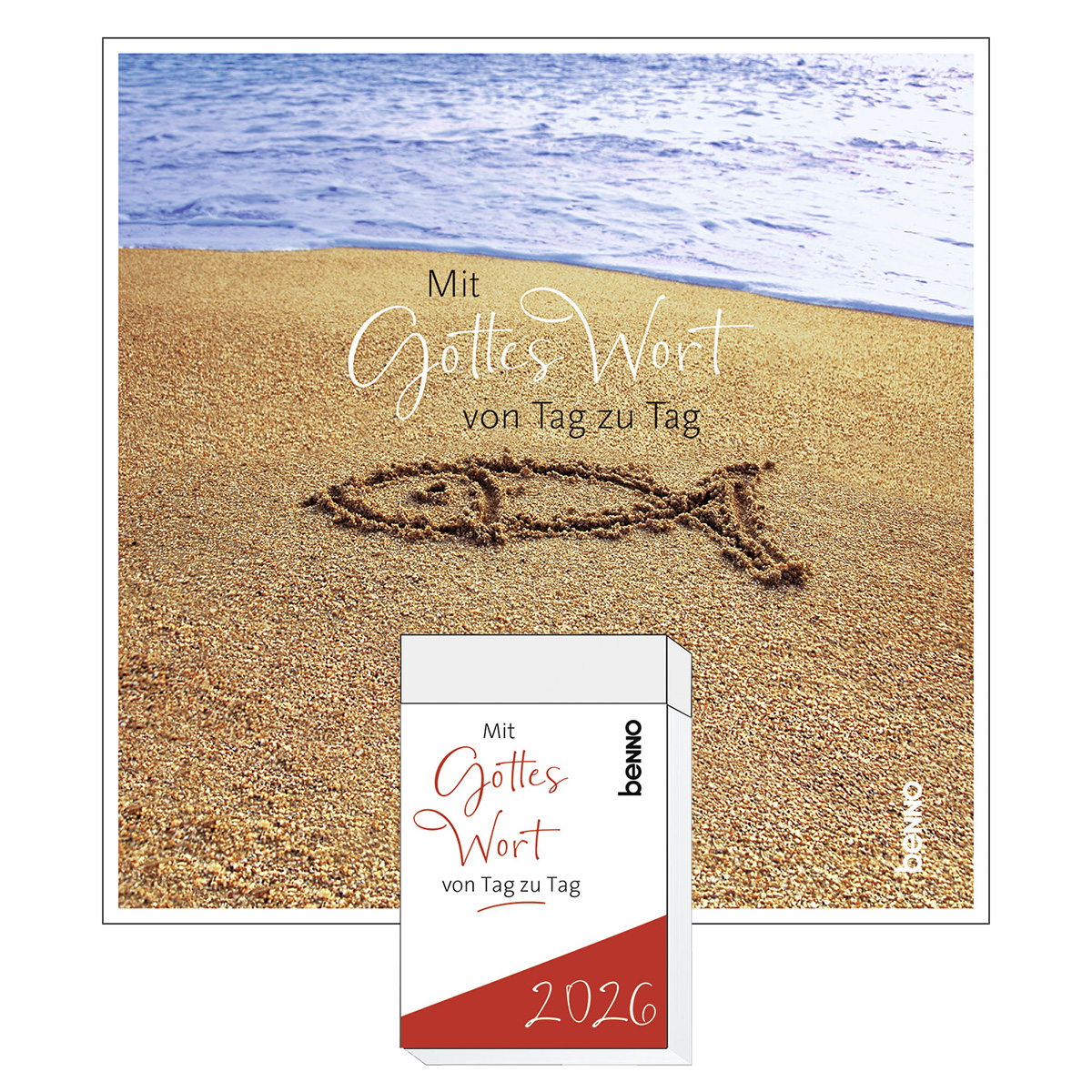 Abreißkalender - Mit Gottes Wort von Tag zu Tag 2026 (+ Rückwand)