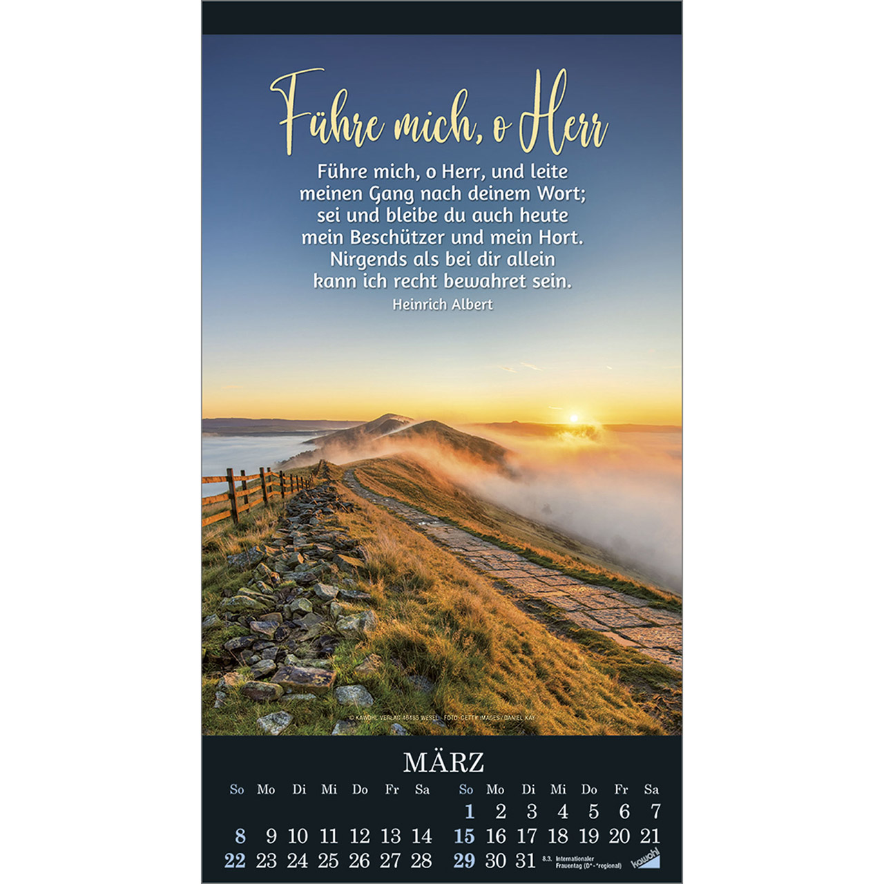 Wandkalender - Die Wunder deiner Werke 2026
