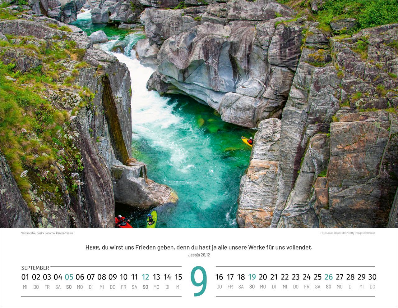 Wandkalender - Schweiz 2027 - deutsch