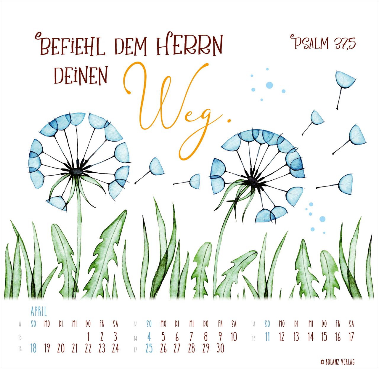 Tischkalender - Getragen durch alle Zeiten 2027 Tischkalender