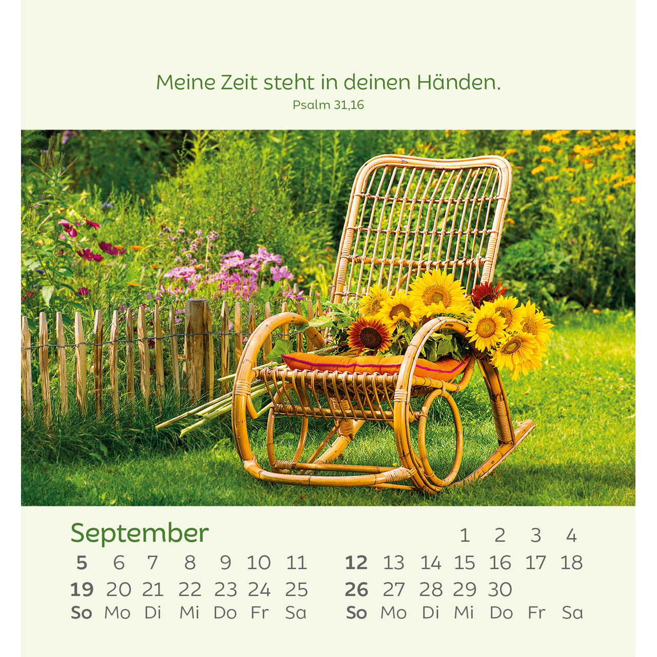 Aufstellkalender - Kleine Blumengrüße 2027