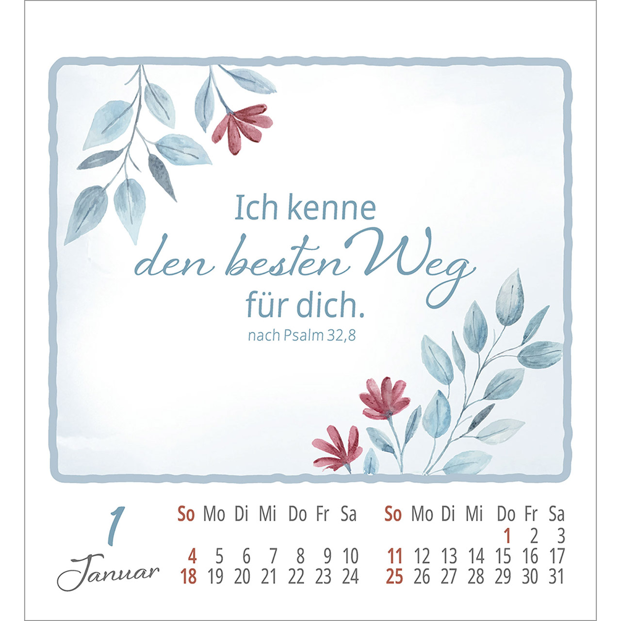 Aufkleberkalender - Wohlfühlen bei Dir 2026