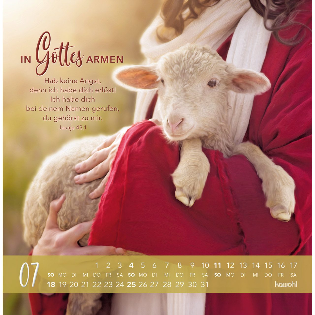 Postkartenkalender - Die Liebe bleibt bestehn 2027
