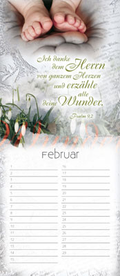 Immerwährender Kalender - Begegnungen auf seinem Weg - Frau Tuch Mohnblumen Pusteblume