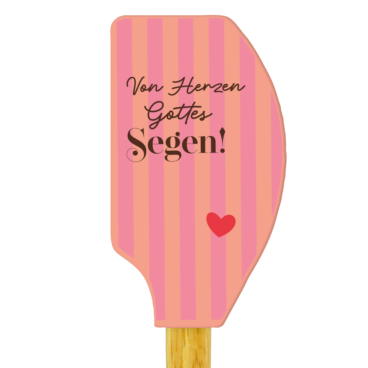 Teigschaber - Von Herzen Gottes Segen - Linien Herzen