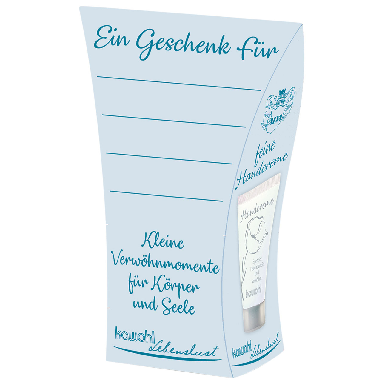 Handcreme - Ein Lächeln begleite deinen Tag - Tasse Lächeln Kaffeebohnen Smilie Kaffee