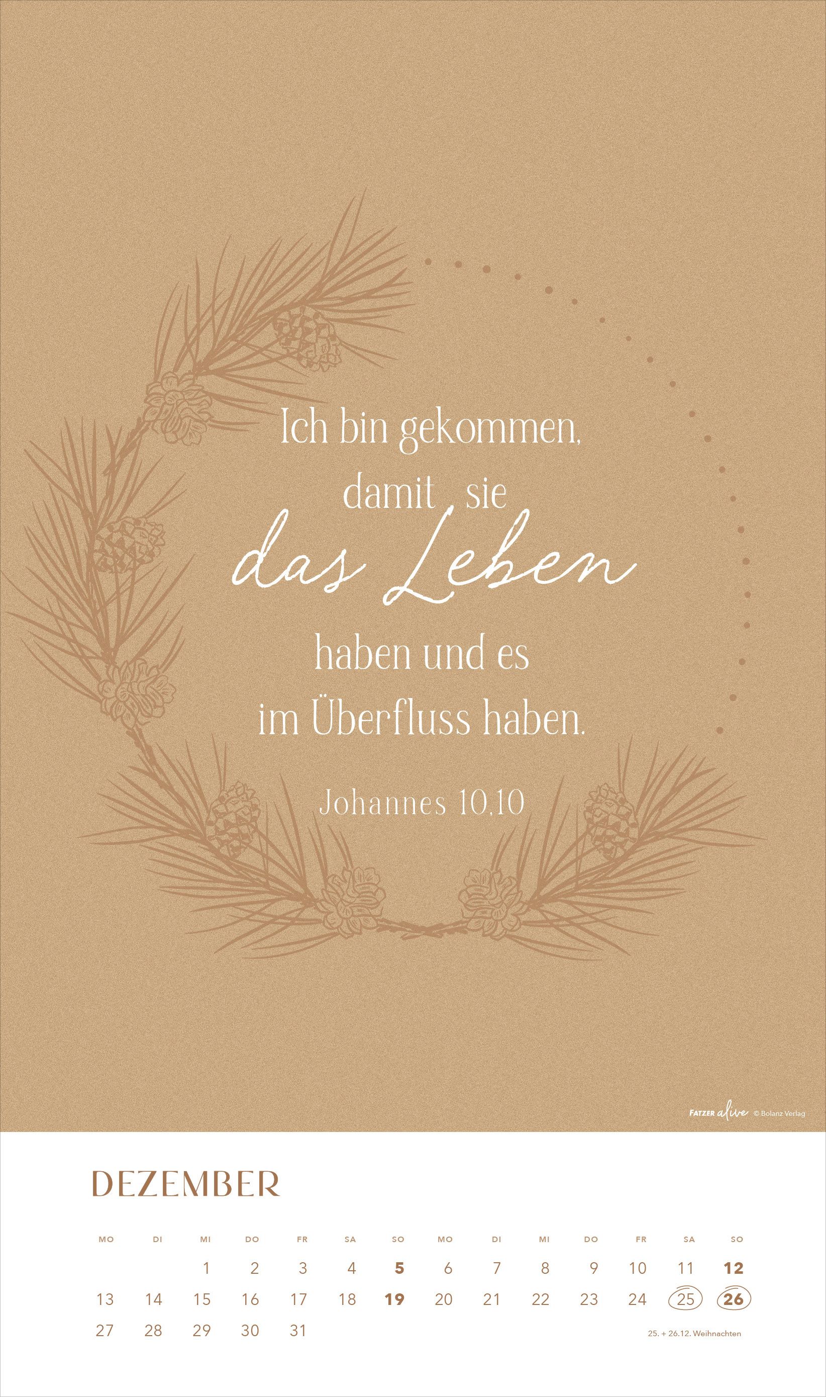 Posterkalender - Glaube im Alltag 2027 Posterkalender