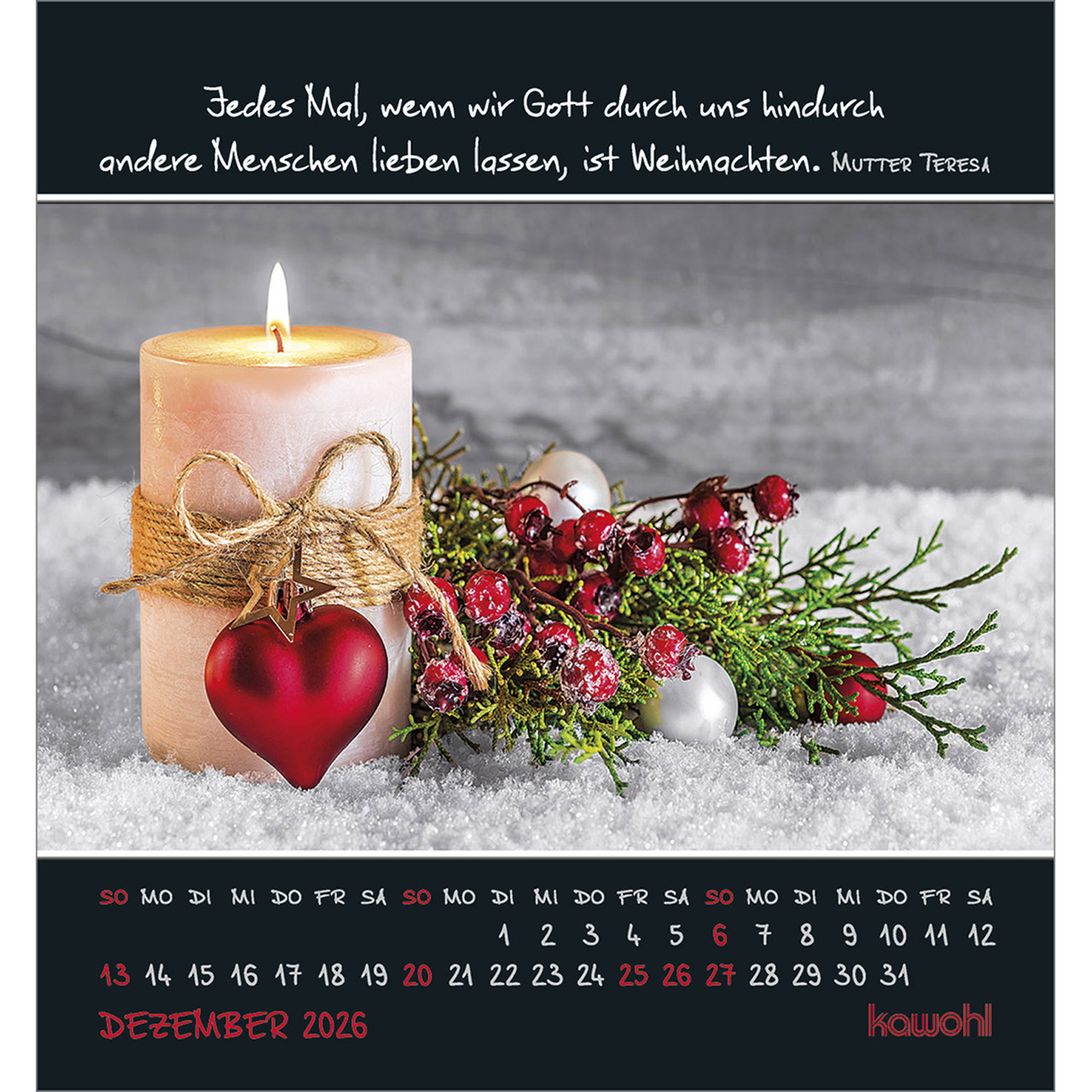 Tischkalender - Freu dich an kleinen Wundern 2026
